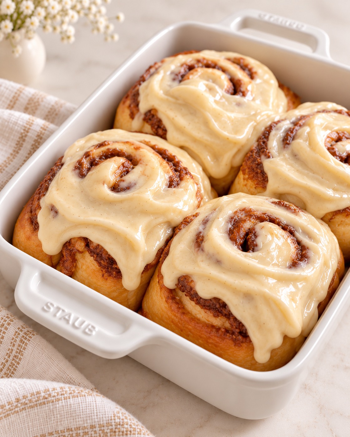 Autumn Moon Cinnamon Rolls