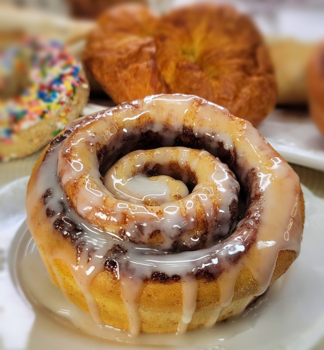 Moonlit Glaze Cinnamon Rolls
