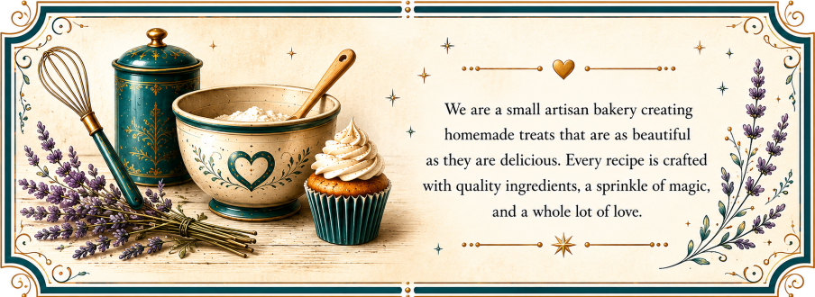 The Bewitched Baker artisan bakery message
